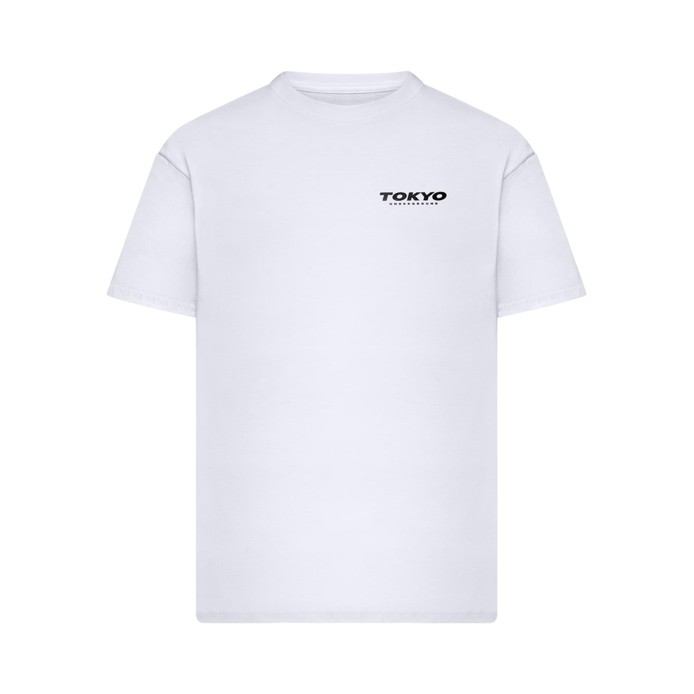 Mister Tee - Tokyo Underground Oversize Tshirt Homme - Blanc